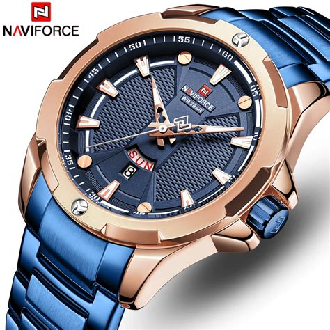 Naviforce Mens Watches Top Luxury Brand Men Waterproof Quartz Watch