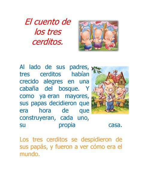 El Cuento De Los Tres Cerditos By Yamira Issuu