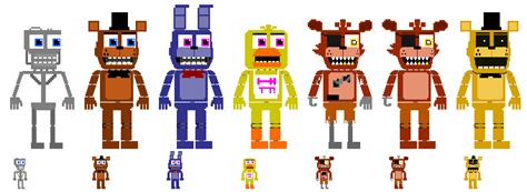 Fnaf Sprites Minigame Sprites By Sans255 On Deviantart