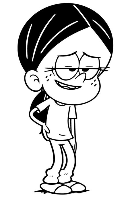 Ronnie Anne Santiago From The Loud House Coloring Page Download