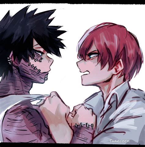 Dabi Vs Shoto By Sharlockarts On Deviantart