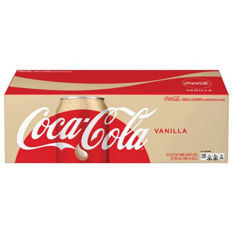 12 Pk Coke Coca Cola Vanilla Soda Emporium