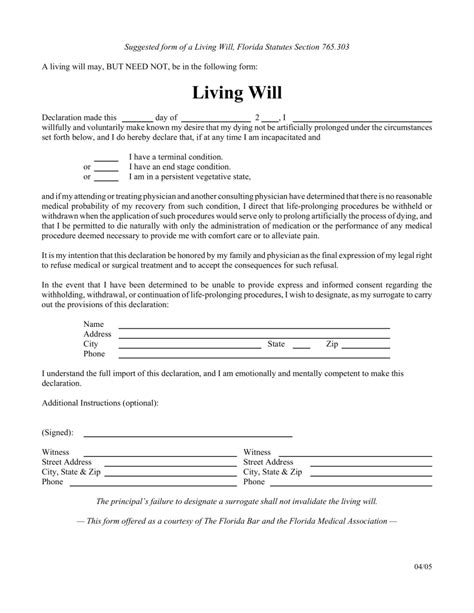 Free Printable Last Will And Testament Blank Forms Free Printable