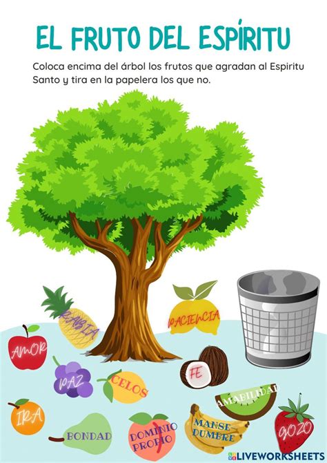 El Fruto Del Espíritu Worksheet Floral Letters Colorful Backgrounds