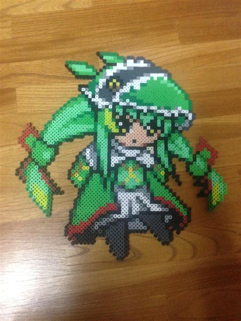 Rayquaza Moemon Perler Sprite By Souji5okita On Deviantart