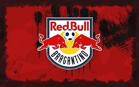 Red Bull Bragantino Grunge Logo 4k Brazilian Serie A Red Grunge