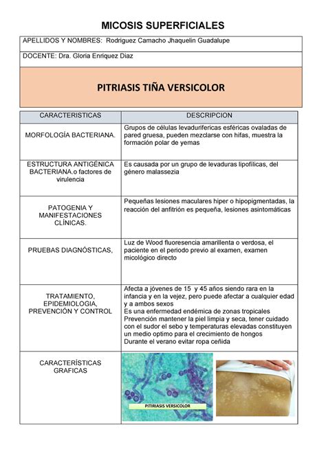 Planillas De Microbiologia Cuadros Comparativos Para La Buena