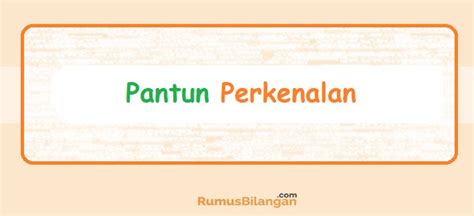 Pantun Memperkenalkan Diri - Karsynsxt