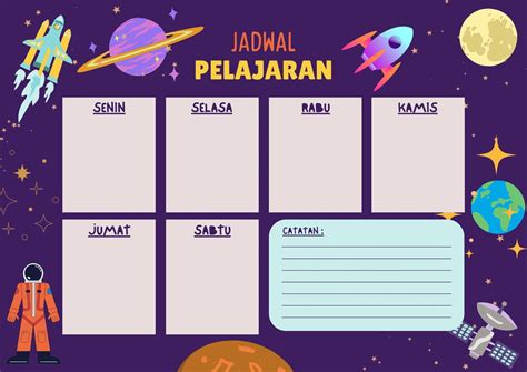 763 Gambar Jadwal Pelajaran Yang Bagus MyWeb