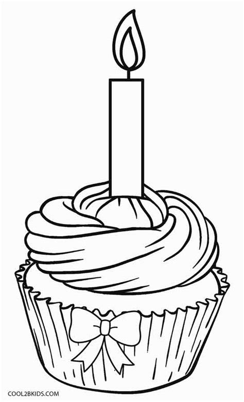 Gambar Free Printable Cupcake Coloring Pages Kids Cool2bkids Happy