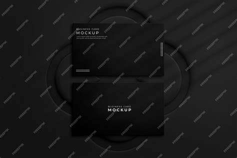 Premium Psd Luxury Modern Business Card Mockup Design