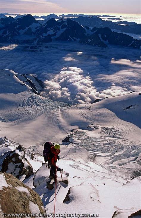 Mt Cook Summit Rocks View Adventure Australian Photographers