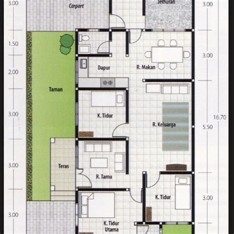 Tren Denah Rumah Minimalis 3 Kamar Sederhana Tercantik Desain Rumah