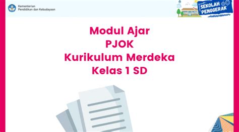 Modul Ajar Pjok Kelas Sd Kurikulum Merdeka Media Educations Cloobx