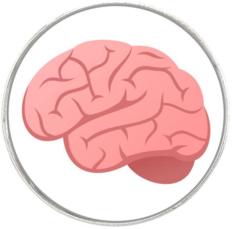 Brain Emoji Pin Badge 25cm 1