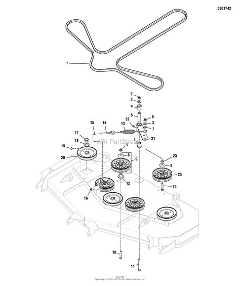 Snapper Mower Deck Belt Diagram