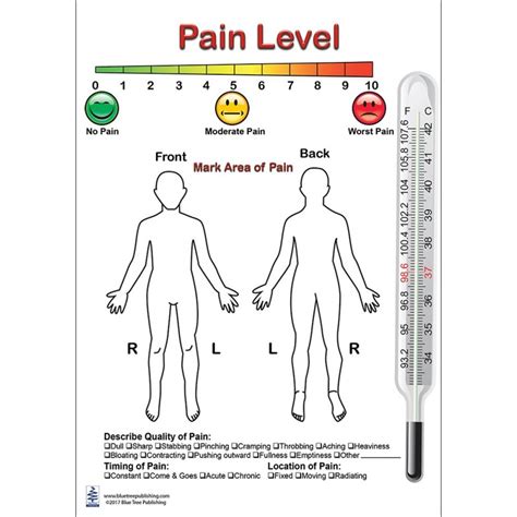 Pain Level Anatomical Chart