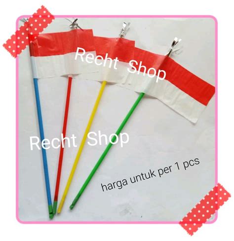 Jual Bendera Merah Putih Stik Stick Sedotan Di Lapak Recht Shop Bukalapak