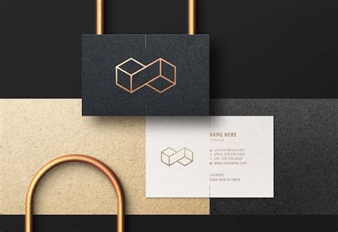 Modern And Luxury Business Card Mockup Premium Psd File