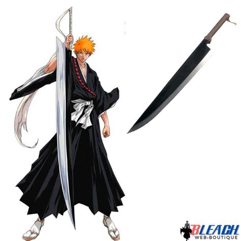 Bleach Web Zanpakutô Ichigo Kurosaki Zangetsu Shikai Epée