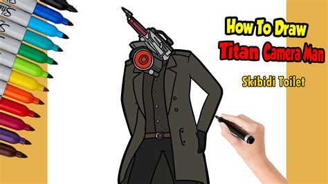 How To Draw Titan Camera Man Gun From Skibidi Toilet Episode 53 Step