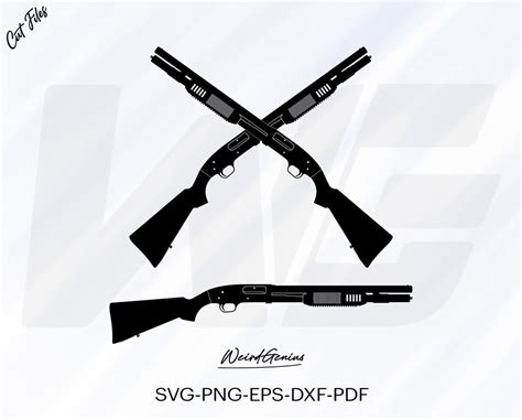 Crossed Shotgun Svg Shotgun Rifle Svg Shotgun Svg Transparent