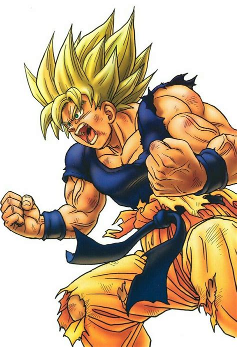 Goku Super Saiyan By Akira Toriyama Dragon Ball Shona