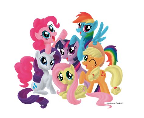 Pinkie Pie Fluttershy Rainbow Dash Twilight Sparkle Pony My Little