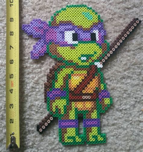 Kid Teenage Mutant Ninja Turtles Perler Patterns Nerd Crafts Perler