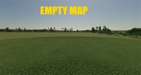 Empty Map For Build You Farm V10 Fs22 Mod