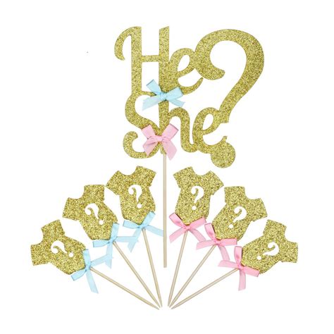 Gender Reveal Cake Toppers Gender Reveal Celebrations