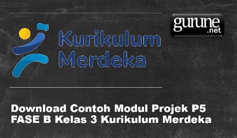 Download Contoh Modul Projek P Fase B Kelas Kurikulum Merdeka Gurune Net