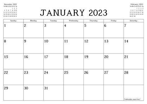 Free Printable Monthly Calendar 2023 Printable Templates Free