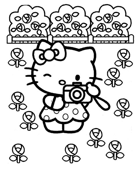 Free Printable Hello Kitty Coloring Pages For Kids