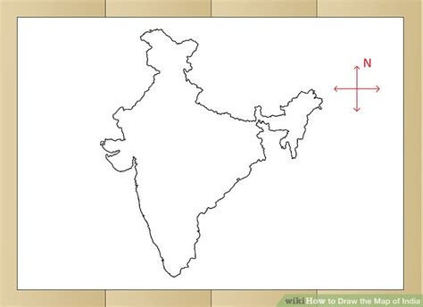 How To Draw The Map Of India 15 Steps With Pictures Wikihow