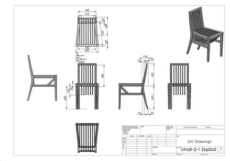 Resultado De Imagen De Chair Technical Drawing Chairdrawing Chair