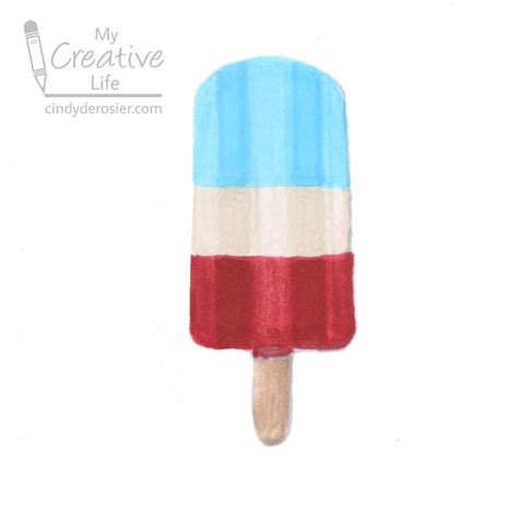 Cindy Derosier My Creative Life How To Draw A Realistic Popsicle