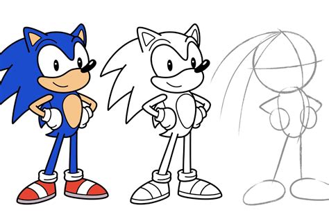 How To Draw Sonic Noodls