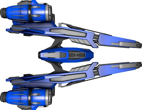 Download New Free Sprites Blue Spaceship Спрайт Космический Корабль