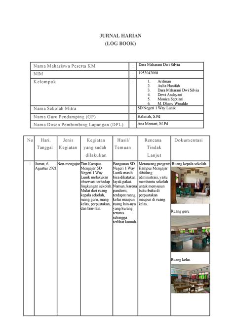 Contoh Laporan Harian Kampus Merdeka Kemdikbud Image See S Turtle