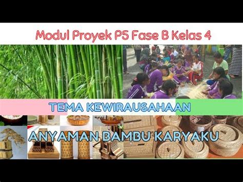 Contoh Modul Projek Penguatan Profil Pelajar Pancasila Tema Kearifan Lokal Fase B Kelas Sd