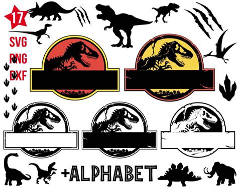 Jurassic Park Template Svg Jurassic Park Template Png Jurassic Park