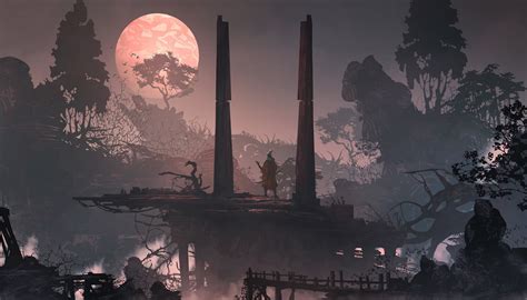 Environment Fantasy Art Sekiro Shadows Die Twice Katana Artwork