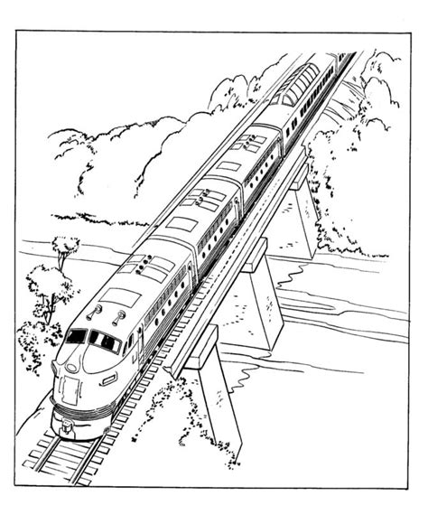 Freight Trains Coloring Pages