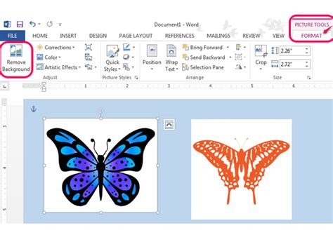 How To Remove A White Background On A Picture In Microsoft Word