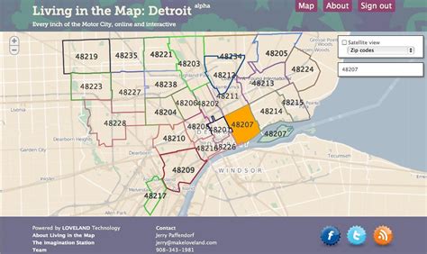 33 Detroit Zip Code Map Maps Database Source