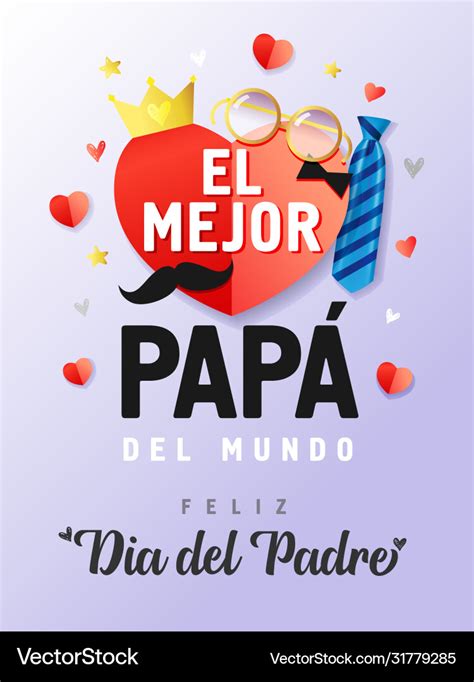 Vector El Mejor Papa Del Mundo