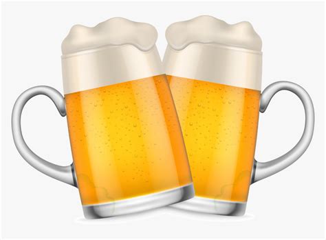 Transparent Beer Glass Silhouette Png Beer Mugs Cheers Png Png