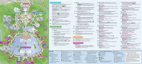 Printable Epcot Map Printable Maps