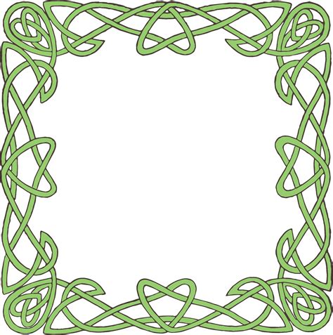 Download Stock Vector Transparent Celtic Knot Border Hd Transparent